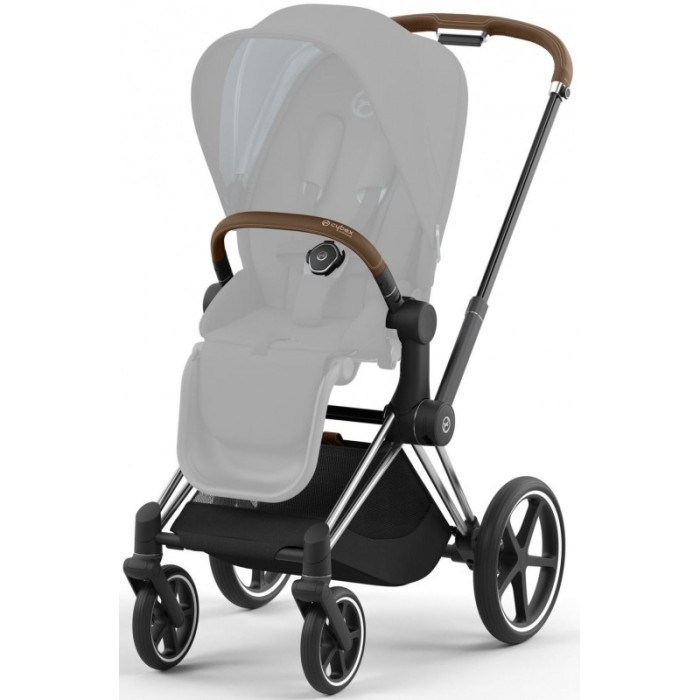 Коляска Cybex Priam Mirage Grey шасі Chrome Brown 4.0
