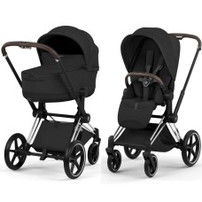 Cybex Priam Style Collection 5.0 stroller 2 in 1 Sepia Black chassis Chrome