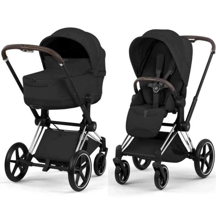 Cybex Priam Style Collection 5.0 stroller 2 in 1 Sepia Black chassis Chrome
