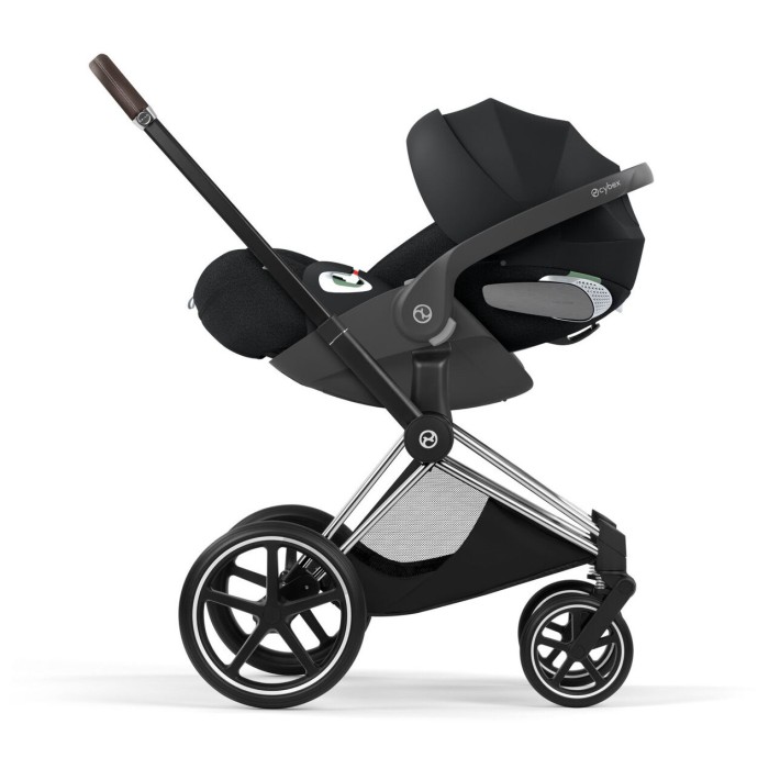 Cybex Priam 3 in 1 Sepia Black Style Collection chassis Chrome 5.0 car seat Cloud T plus