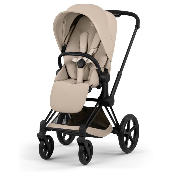 Cybex Priam 5.0 stroller 2 in 1 Cozy Beige chassis Matt Black