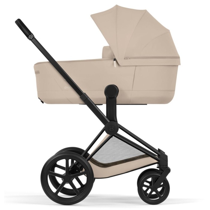 Cybex Priam 5.0 stroller 2 in 1 Cozy Beige chassis Matt Black