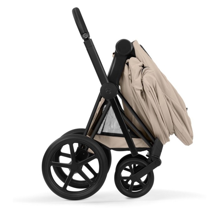 Cybex Priam 5.0 stroller 2 in 1 Cozy Beige chassis Matt Black