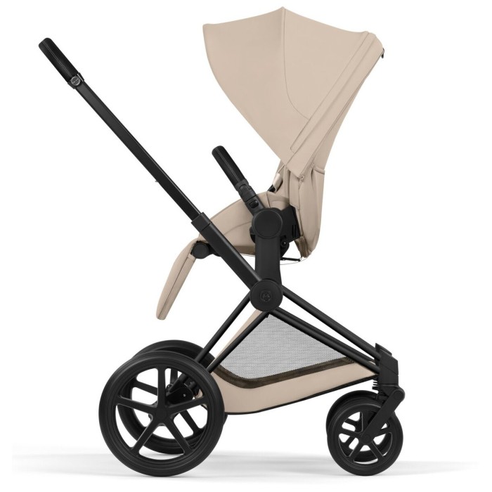 Cybex Priam 5.0 stroller 2 in 1 Cozy Beige chassis Matt Black
