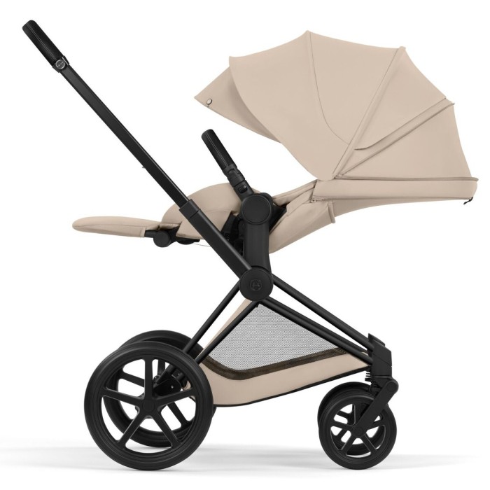 Cybex Priam 5.0 stroller 2 in 1 Cozy Beige chassis Matt Black