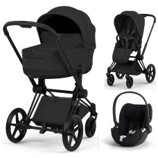 Cybex Priam Style Collection 3 in 1 Sepia Black chassis Matt Balck 5.0 car seat Cloud T plus