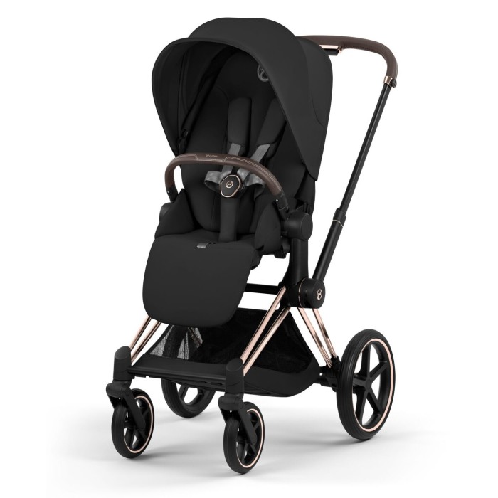 Cybex Priam 5.0 коляска 2 в 1 Sepia Black шасі Rosegold