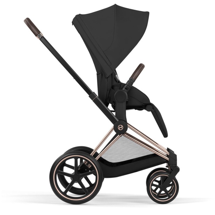 Cybex Priam 5.0 коляска 2 в 1 Sepia Black шасі Rosegold