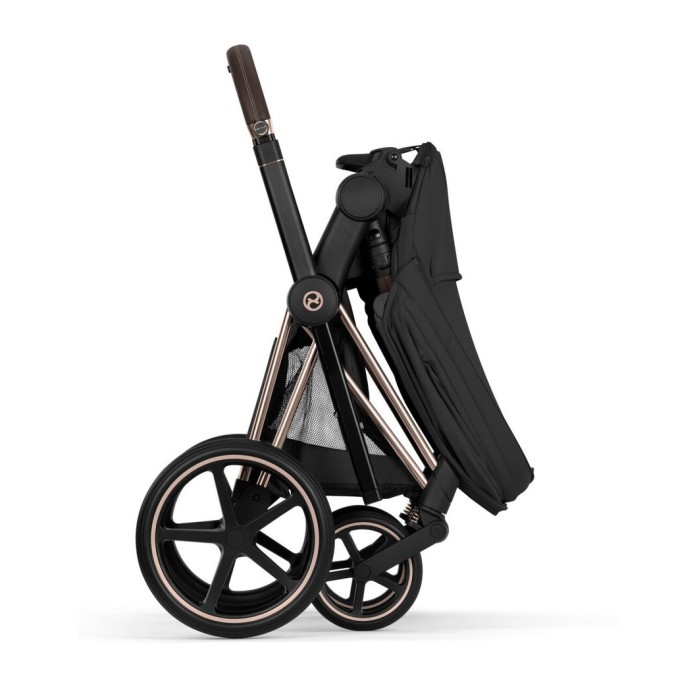Cybex Priam 5.0 коляска 2 в 1 Sepia Black шасі Rosegold