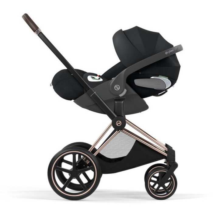 Cybex Priam 3 in 1 Sepia Black Style Collection chassis Rosegold 5.0 car seat Cloud T plus