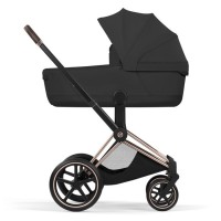 Cybex Priam Style Collection 5.0 люлька Sepia Black + шасі Rosegold