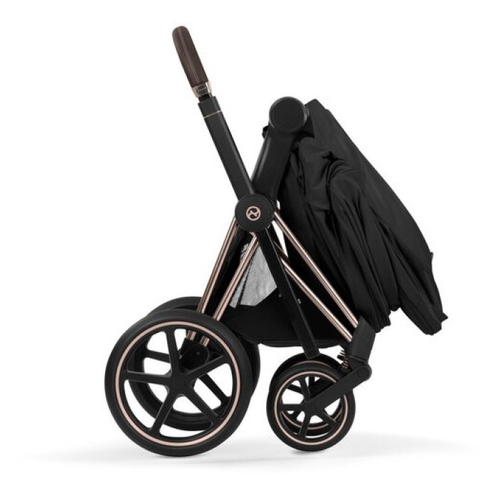 Cybex Priam 3 in 1 Sepia Black Style Collection chassis Chrome 5.0 car seat Cloud T plus