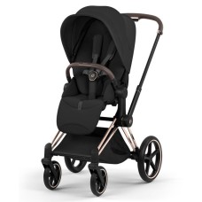 Коляска Cybex Priam Style Collection Sepia Black шасі Rosegold 5.0