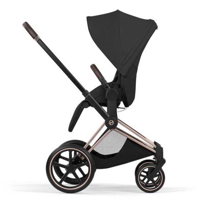 Cybex Priam 3 in 1 Sepia Black Style Collection chassis Rosegold 5.0 car seat Cloud T plus