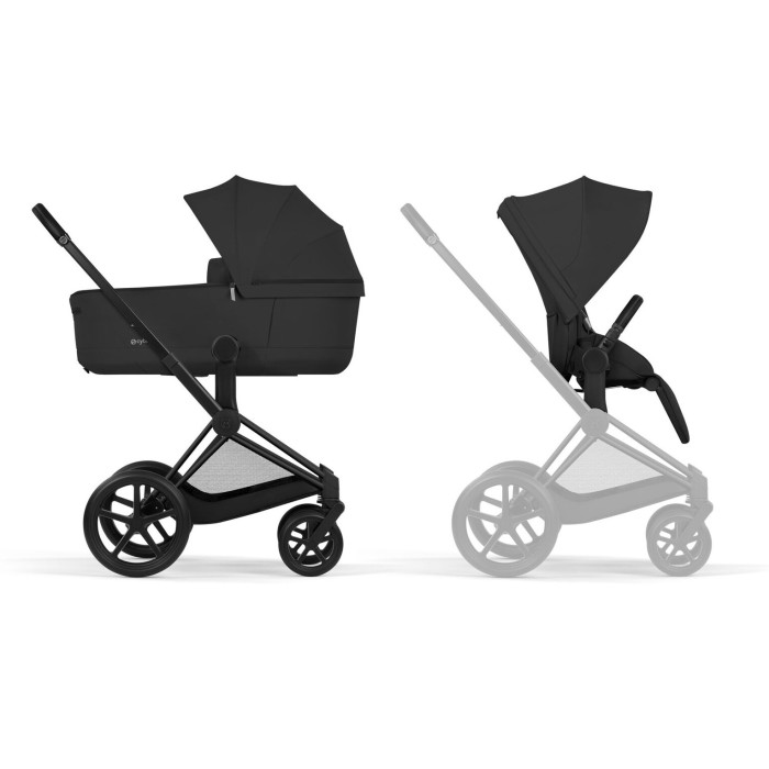 Cybex Priam 5.0 коляска 2 в 1 Sepia Black шасі Matt Black