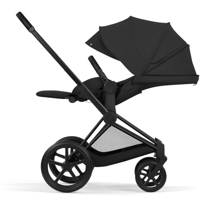 Cybex Priam 3 in 1 Sepia Black Comfort Collection matte black 5.0 chassis Cloud T Plus car seat