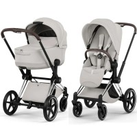 Cybex Priam Style Collection 5.0 stroller 2 in 1 City Grey chassis Chrome