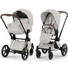 Cybex Priam Style Collection 5.0 stroller 2 in 1 City Grey chassis Chrome