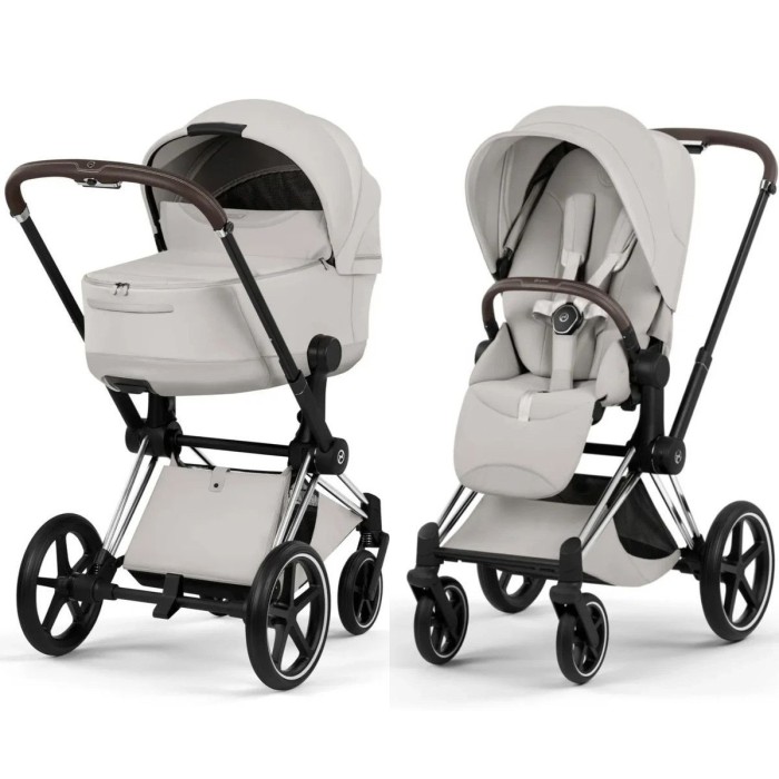 Cybex Priam Style Collection 5.0 коляска 2 в 1 City Grey шасі Chrome