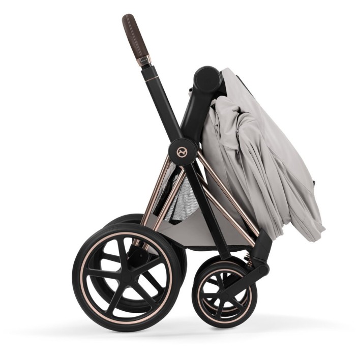 Cybex Priam 3 in 1 City Grey Style Collection chassis Rosegold 5.0 car seat Cloud T plus