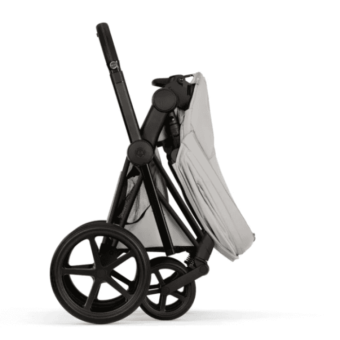 Cybex ePriam Style Collection City Grey chassis Matt Balck 5.0 stroller 2 in 1