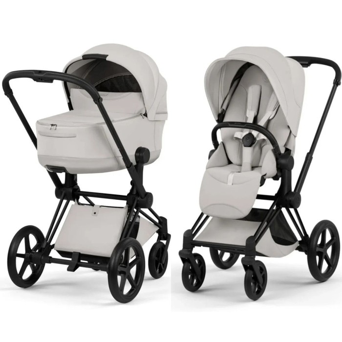 Cybex Priam Style Collection 5.0 коляска 2 в 1 City Grey шасі Matt Black