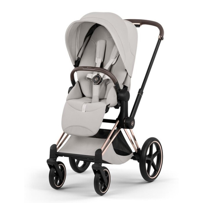 Cybex Priam 3 in 1 City Grey Style Collection chassis Rosegold 5.0 car seat Cloud T plus