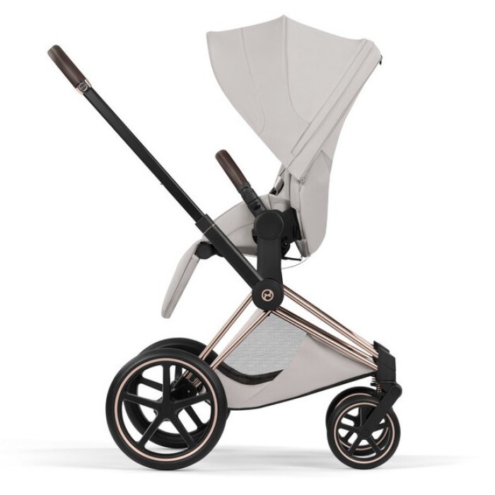 Cybex Priam 3 in 1 City Grey Style Collection chassis Rosegold 5.0 car seat Cloud T plus