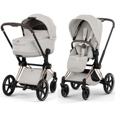 Cybex Priam Style Collection 5.0 stroller 2 in 1 City Grey chassis Rosegold
