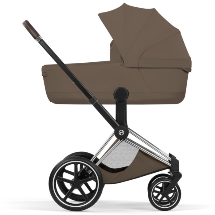Cybex Priam 3 in 1 Coconut Brown Style Collection chassis Chrome 5.0 car seat Cloud T plus