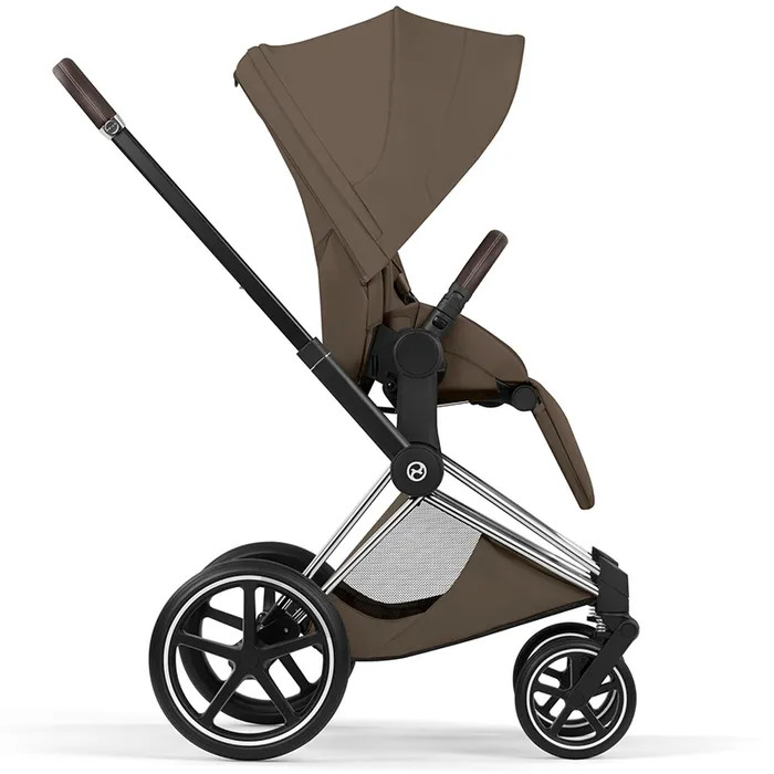 Stroller Cybex Priam Style Collection 5.0 Coconut Brown chassis Chrome 