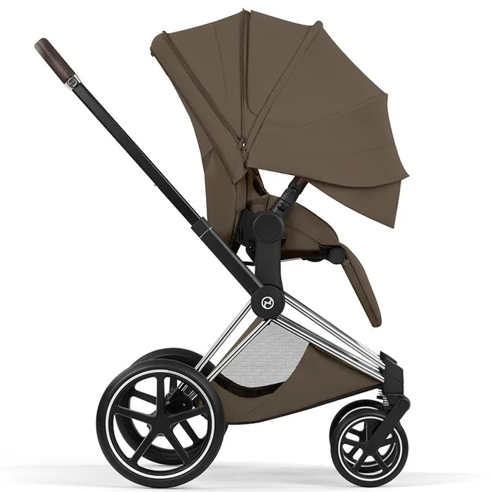 Stroller Cybex Priam Style Collection 5.0 Coconut Brown chassis Chrome 