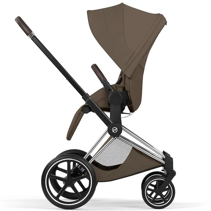 Stroller Cybex Priam Style Collection 5.0 Coconut Brown chassis Chrome 