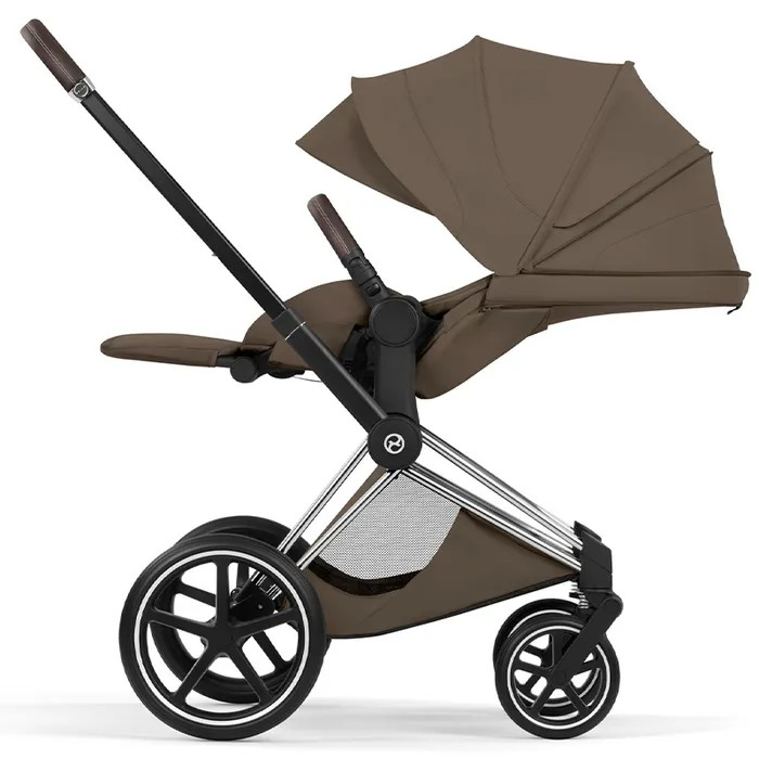 Stroller Cybex Priam Style Collection 5.0 Coconut Brown chassis Chrome 