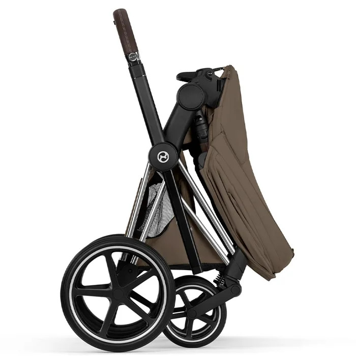 Stroller Cybex Priam Style Collection 5.0 Coconut Brown chassis Chrome 