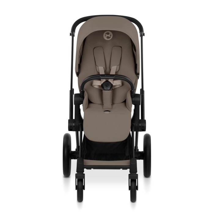 Cybex Priam 5.0 stroller 2 in 1 Coconut Brown chassis Matt Black