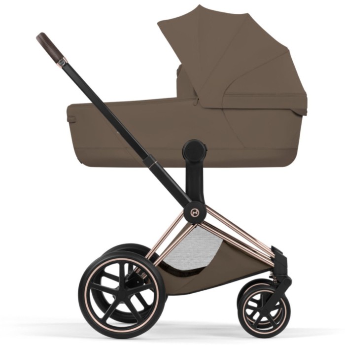 Cybex Priam 3 in 1 Coconut Brown Style Collection chassis Rosegold 5.0 car seat Cloud T plus
