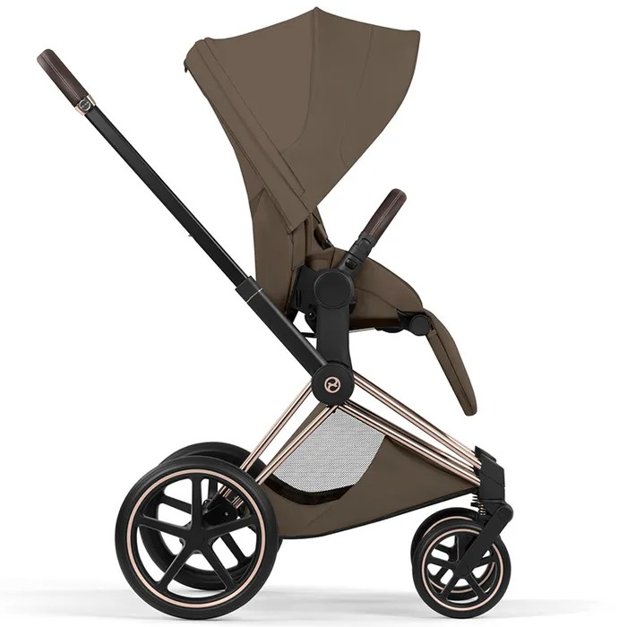 Stroller Cybex Priam Style Collection 5.0 Coconut Brown chassis Rosegold 