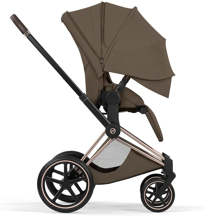 Stroller Cybex Priam Style Collection 5.0 Coconut Brown chassis Rosegold 