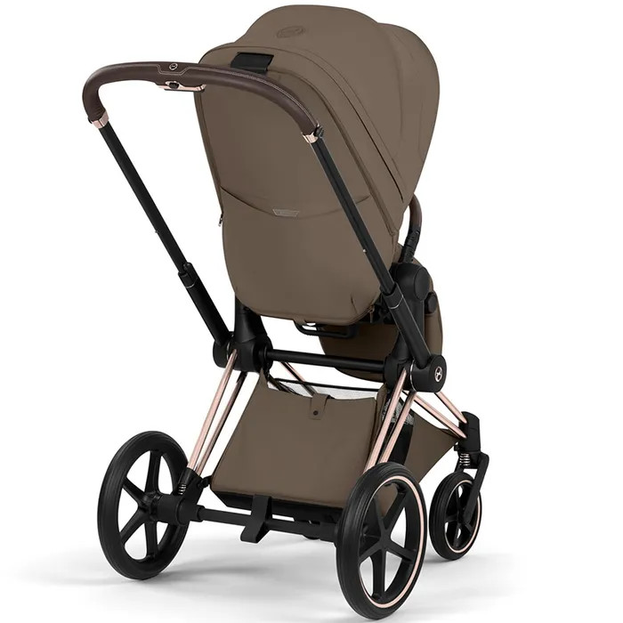 Stroller Cybex Priam Style Collection 5.0 Coconut Brown chassis Rosegold 