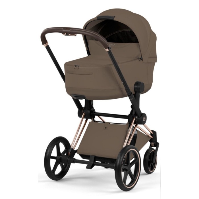 Cybex Priam 3 in 1 Coconut Brown Style Collection chassis Rosegold 5.0 car seat Cloud T plus