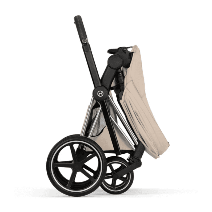 Cybex Priam Style Collection 5.0 stroller 2 in 1 Cozy Beige chassis Chrome