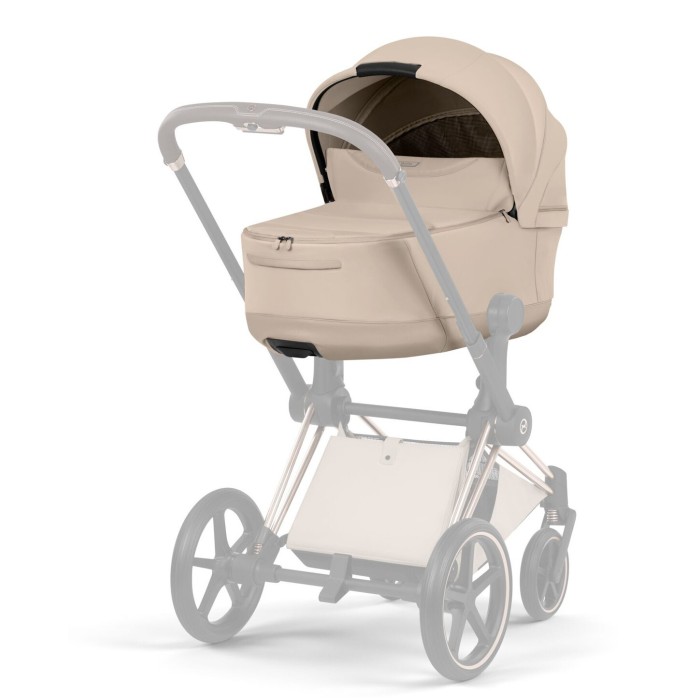 Cybex Priam Style Collection 5.0 люлька Cozy Beige + шасі Chrome