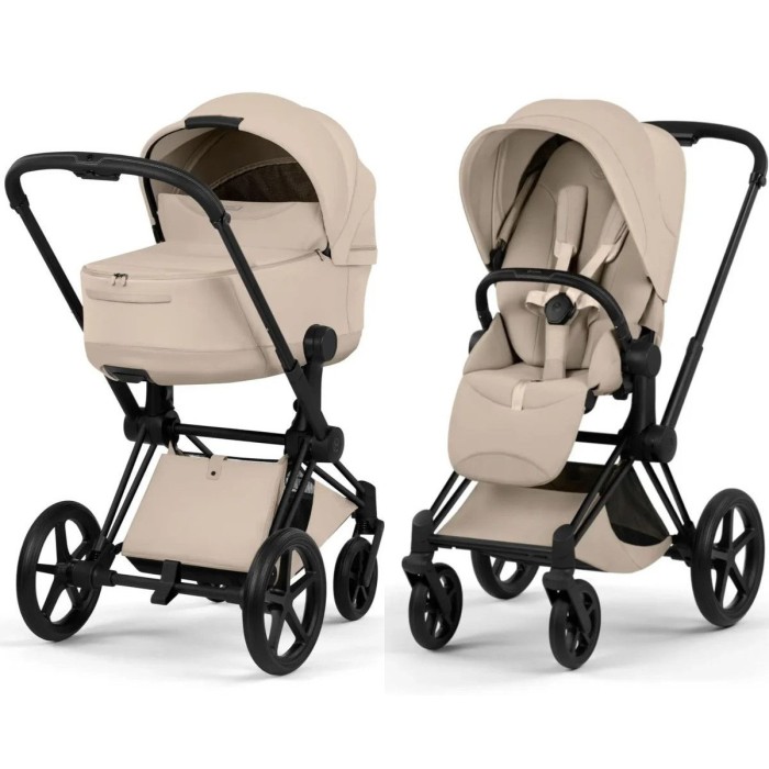Cybex Priam Style Collection 5.0 коляска 2 в 1 Cozy Beige шасі Matt Black