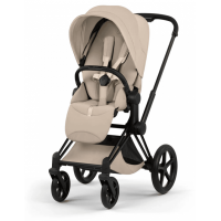 Stroller Cybex Priam Style Collection 5.0 Cozy Beige chassis Matt Black 