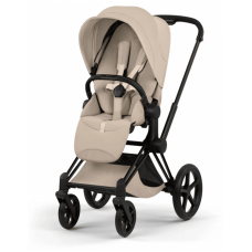 Коляска Cybex Priam Style Collection Cozy Beige шасі Matt Black 5.0