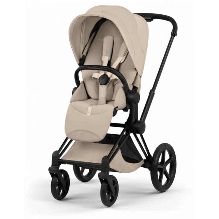 Cybex Priam 3 in 1 Cozy Beige Style Collection chassis Matt Balck 5.0 car seat Cloud T plus