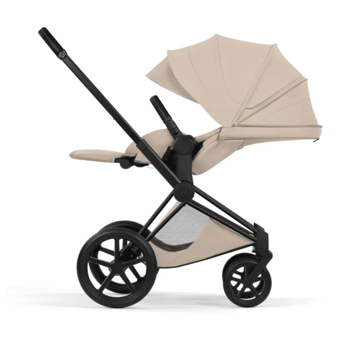 Cybex Priam 3 in 1 Cozy Beige Style Collection chassis Matt Balck 5.0 car seat Cloud T plus