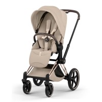 Stroller Cybex Priam Style Collection 5.0 Cozy Beige chassis Rosegold 