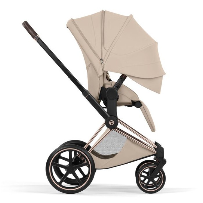 Cybex Priam 3 in 1 Cozy Beige Style Collection chassis Rosegold 5.0 car seat Cloud T plus
